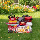 Kids Kitchen Cookware Pretend Play Set Educational Toys Toy Cookware