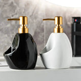 Ceramic Soap Dispenser with Sponge Holder Home & Kitchen Soap & Lotion Dispensers
