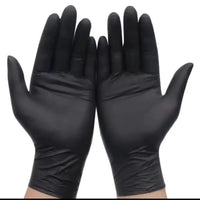 Disposable Black Kitchen Gloves – 100pcs Kitchen Supplies Safety Gloves