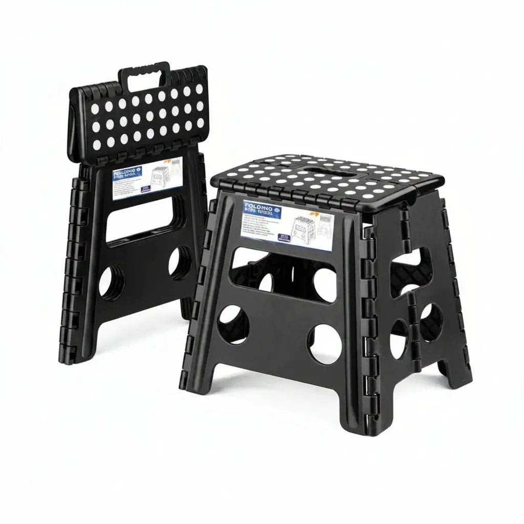Folding Step Stool with Handle – Adults & Kids Home & Kitchen Step Stools