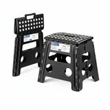 Folding Step Stool with Handle – Adults & Kids Home & Kitchen Step Stools