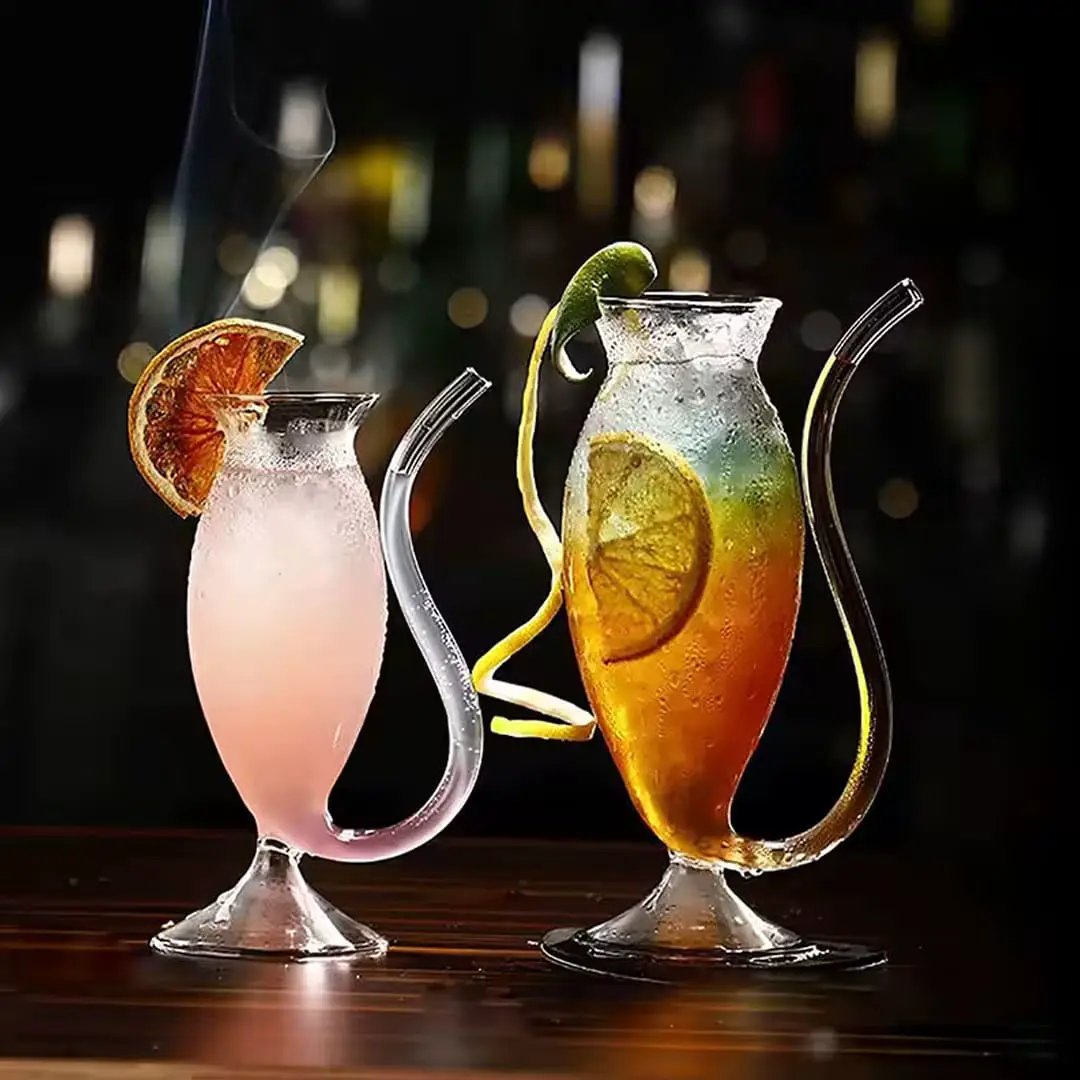 Curvy Wine Glasses – 300ml Glassware Wine Glasses