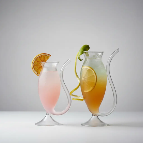 Curvy Wine Glasses – 300ml Glassware Wine Glasses