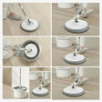 Hands-Free 360° Spin Mop with Bucket Cleaning Supplies Mops