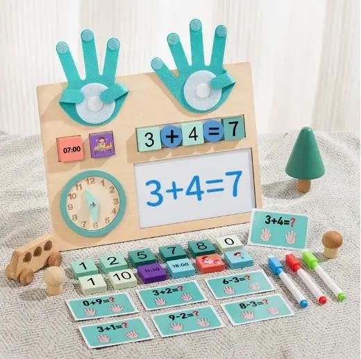 Montessori Educational Aids Set with Clock Educational Toys Educational Toys
