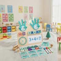 Montessori Educational Aids Set with Clock Educational Toys Educational Toys