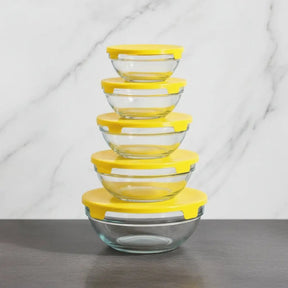 Glass Bowl Containers with Airtight Lids – 10pc Set Kitchen Storage Food Storage Containers