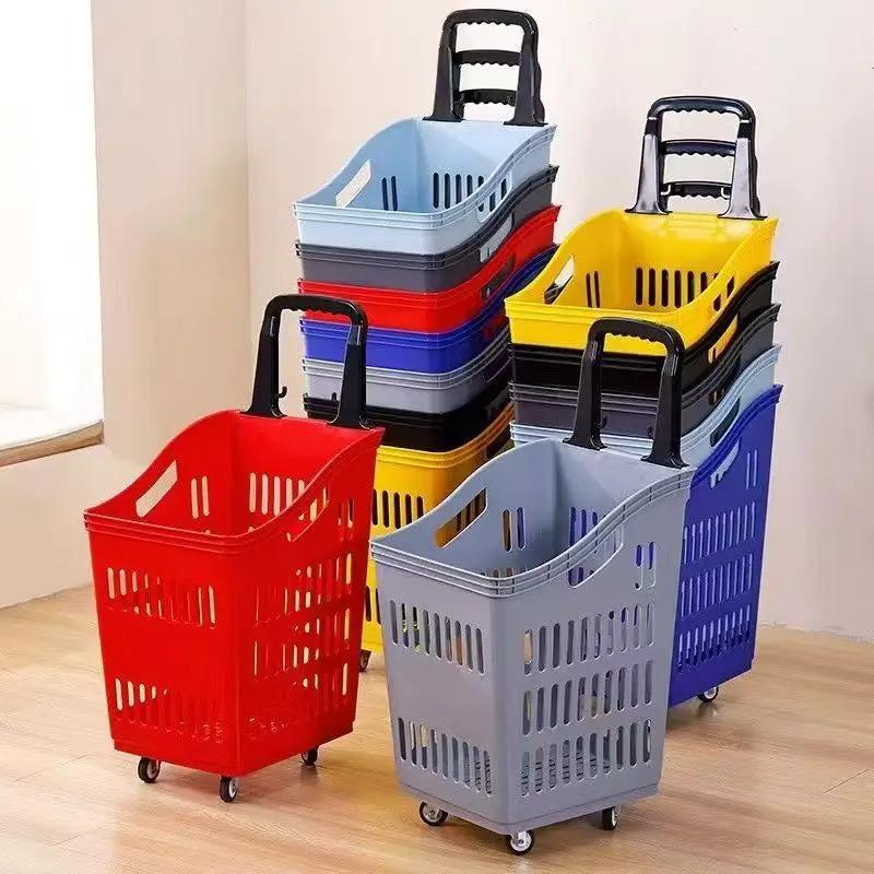 Rolling Movable Basket – Black Storage & Organisation Household Storage Baskets