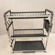 3-Tier Aluminium Dish Drainer Kitchen Storage Dish Racks