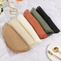 Braided Table Mats – Set of 6 Table Mats Placemats