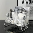 Rotating Acrylic Storage Box – 6-Compartment Desktop Organiser Storage & Organisation Desktop Organizers