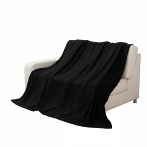 Plain Fleece Blanket – 6x6ft Bedding & Blankets Throw Blankets