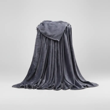Plain Fleece Blanket – 6x6ft Bedding & Blankets Throw Blankets