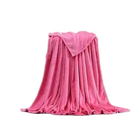 Plain Fleece Blanket – 6x6ft Bedding & Blankets Throw Blankets