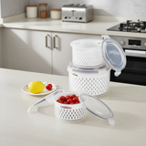 Stackable Fridge & Freezer Organiser Container – 3-in-1 Kitchen Storage & Organisation Food Storage Containers