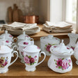 Luxury Bone China Collection – 5pc Set Kitchen & Dining Dinnerware Sets