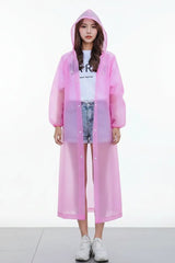 Adult Unisex Hooded Waterproof Poncho Raincoat Apparel & Outerwear Rain Coats