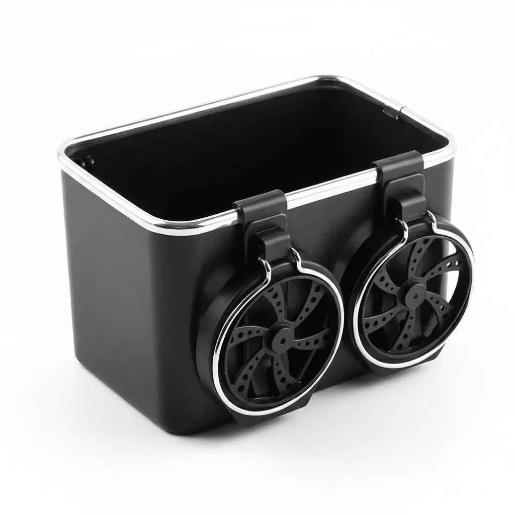 Multifunctional Car Console Organizer Box – ABS & Stainless Steel Car Accessories Vehicle Organizers