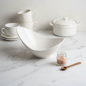 Fancy Boat Salad Bowl Seat Kitchenware Serving Bowls
