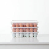 Egg Tray Storage Container with Lid – 34pc Kitchen Storage Food Container Covers