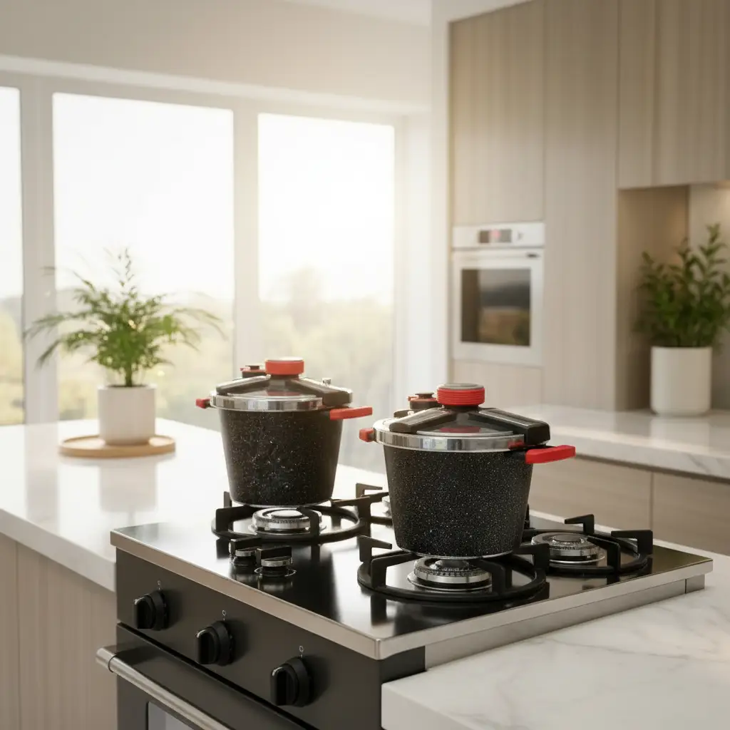 6L Granite Pressure Cooker, Gas & Induction Compatible Cookware & Kitchen Appliances Pressure Cookers