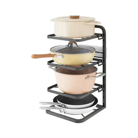 4-Layer Pot Rack Kitchen Storage Pot Racks