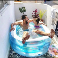 Kids Inflatable Whale Pool Kids Outdoor Play Water Play Equipment