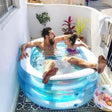 Kids Inflatable Whale Pool Kids Outdoor Play Water Play Equipment