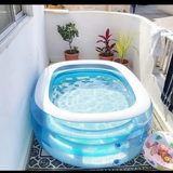 Kids Inflatable Whale Pool Kids Outdoor Play Water Play Equipment