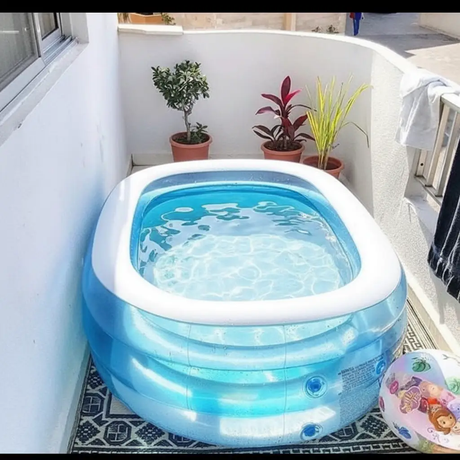 Kids Inflatable Whale Pool Kids Outdoor Play Water Play Equipment
