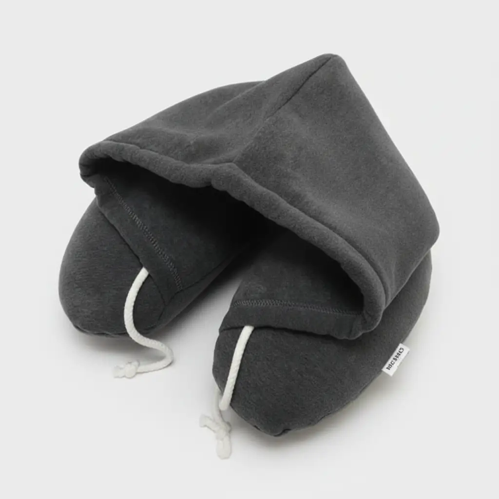 Microfiber Travel Neck Pillow with Hoodie Travel Accessories Travel Pillows