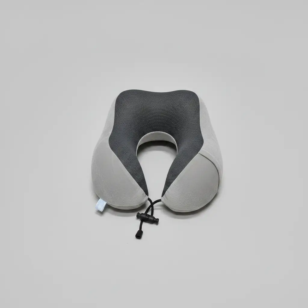 Microfiber Travel Neck Pillow with Hooded Cap Travel Accessories Travel Pillows