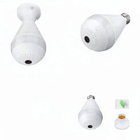 360° Panoramic WiFi Bulb CCTV Nanny Cam Security Cameras Surveillance Cameras