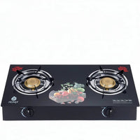 Nunix 2 Burner Glass Top Table Cooker Kitchen Appliances Cooktops