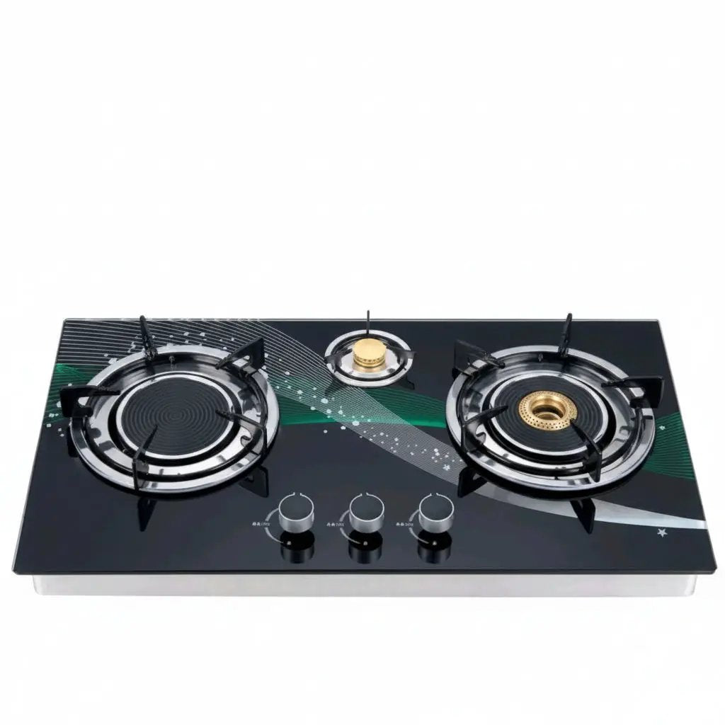 Nunix 3 Burner Infrared Glass Top Table Cooker Kitchen Appliances Portable Cooking Stoves