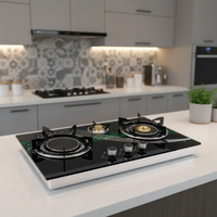 Nunix 3 Burner Infrared Glass Top Table Cooker Kitchen Appliances Portable Cooking Stoves