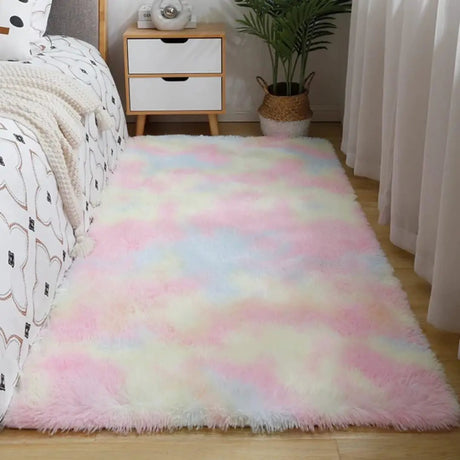 Bedside Fluffy Mat Rugs & Mats Rugs