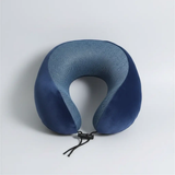 Memory Foam Travel Neck Pillow With Pocket Washable Cover Travel Pillows