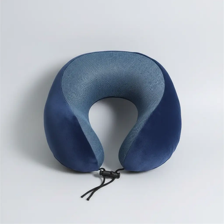 Memory Foam Travel Neck Pillow With Pocket Washable Cover Travel Pillows