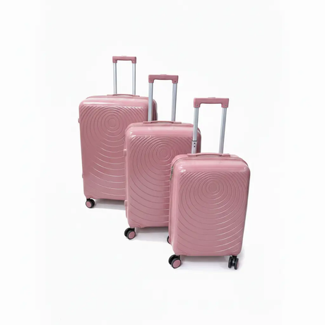 PP 3-in-1 Suitcase Set – Unbreakable Rubber, 28" Luggage & Travel Bags Suitcase Travel Sets
