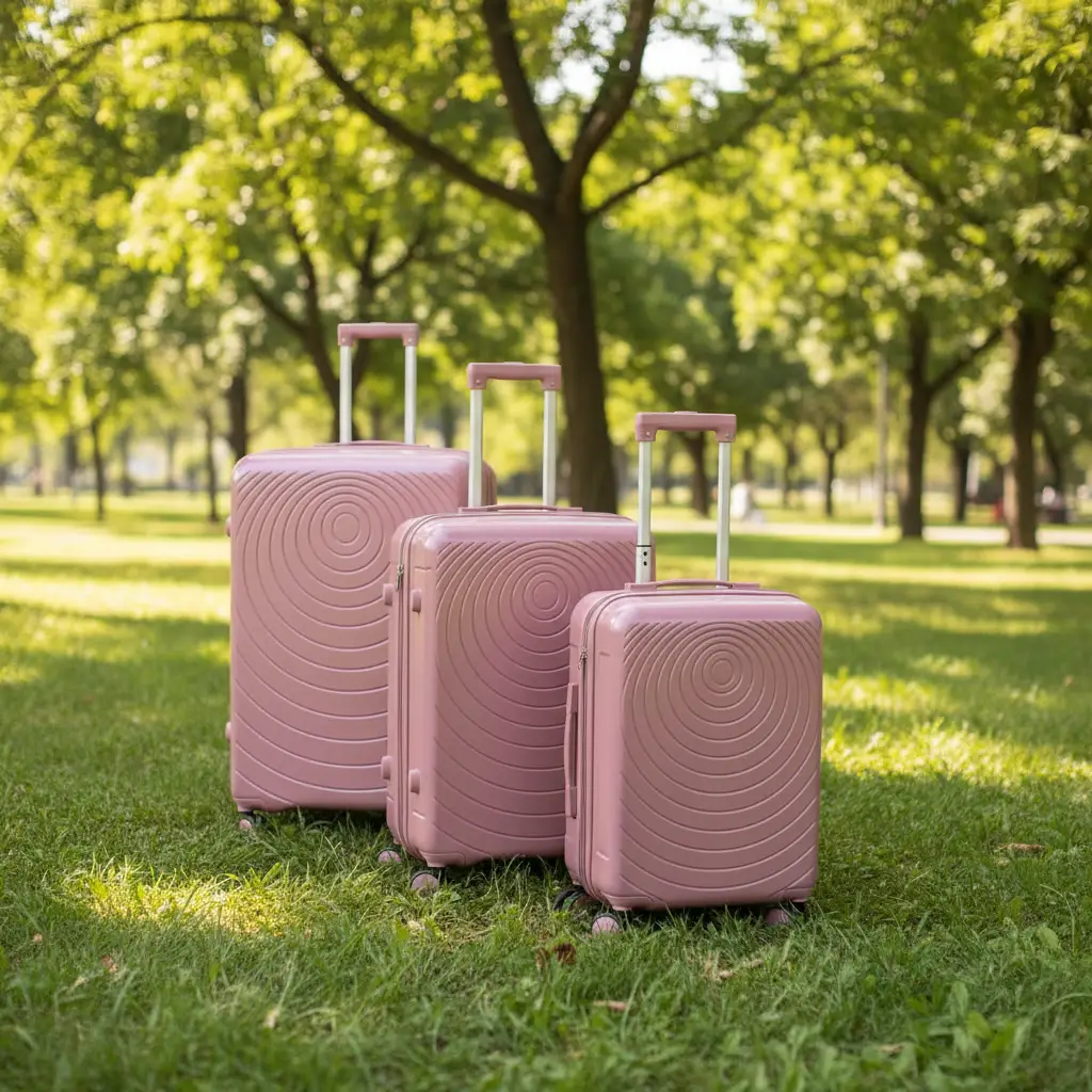 PP 3-in-1 Suitcase Set – Unbreakable Rubber, 28" Luggage & Travel Bags Suitcase Travel Sets