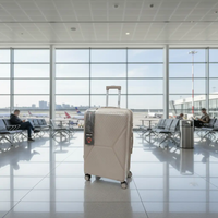 PP Rubber Suitcase – Large, 63cm Luggage & Travel Bags Checked Suitcases