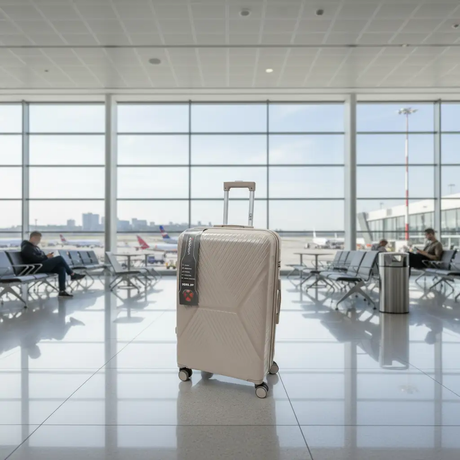 PP Rubber Suitcase – Large, 63cm Luggage & Travel Bags Checked Suitcases