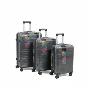 PP 3-in-1 Suitcase Set – Unbreakable Rubber, 27" Luggage & Travel Bags Suitcase Travel Sets