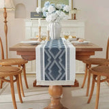 Cotton Linen Table Runner with Tassels – 35x300cm Table Linen & Runners Table Runners