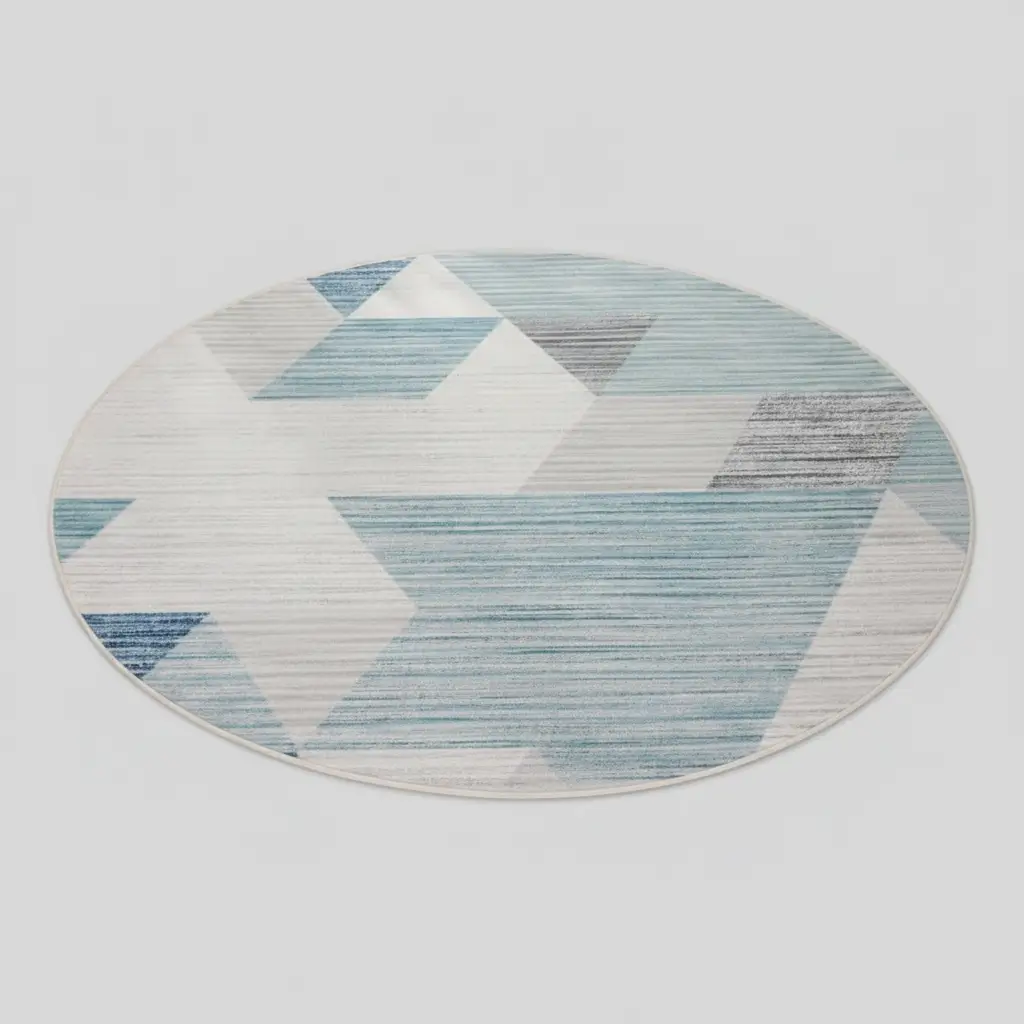 Modern Light Luxury Round Carpet, 80x80cm Rugs & Carpets Rugs