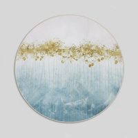 Modern Light Luxury Round Carpet, 80x80cm Rugs & Carpets Rugs