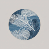 Modern Light Luxury Round Carpet, 80x80cm Rugs & Carpets Rugs