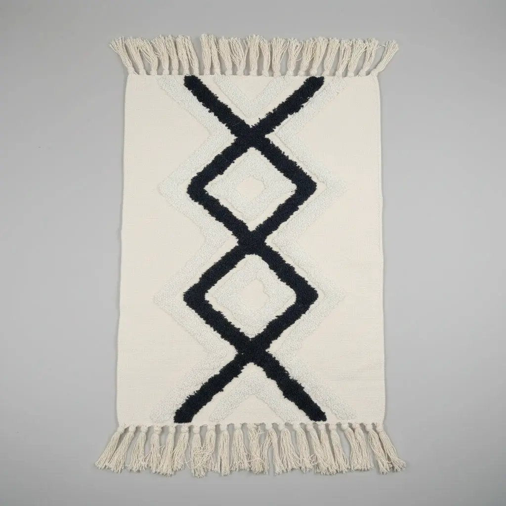 Bohemian Nordic Bedroom Rug with Tassels Rugs & Mats Rugs