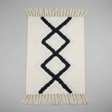 Bohemian Nordic Bedroom Rug with Tassels Rugs & Mats Rugs